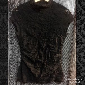 Black Lace Top